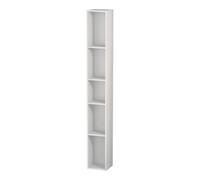 Duravit Duravit Étagère L-Cube 18x18x140 cm, 5 compartiments, vert, blanc brillant Quantité:1