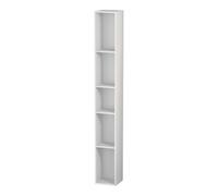 Duravit Duravit Étagère L-Cube 18x18x140 cm, 5 compartiments, vert, blanc mat Quantité:1