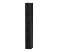 Duravit Duravit Étagère L-Cube 18x18x140 cm, 5 compartiments, vert, noir brillant Quantité:1