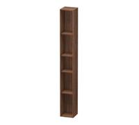 Duravit Duravit Étagère L-Cube 18x18x140 cm, 5 compartiments, vert, noyer foncé Quantité:1
