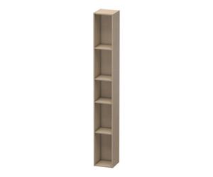 Duravit Duravit Étagère L-Cube 18x18x140 cm, 5 compartiments, verticale, lin Quantité:1