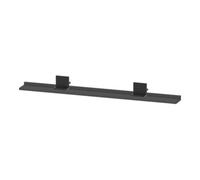 Duravit Duravit Étagère miroir Sivida 125x65x3,6 mm, gris mat, montage, noir Quantité:1