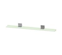 Duravit Duravit Étagère miroir Sivida 133x65x3,6 mm, vert mat, montée, chrome Quantité:1