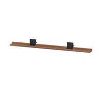 Duravit Duravit Étagère miroir Sivida 133x65x3,6mm, noyer naturel, montée, noire Quantité:1