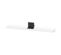 Tablette Duravit Sivida, support noir diamant mat, 800x115x35mm, SV74320BD220000, Couleur: Blanc brillant
