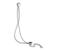 Duravit Duravit Garniture vidage/débordement Quadroval Ø 5,2 cm, poignée D ronde chrome Quantité:1