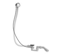 Duravit Duravit Garniture vidage/débordement Quadroval Ø 5,2 cm, poignée D ronde chromée Quantité:1