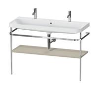 Duravit Duravit Happy D.2 Plus Meuble vasque 117,5x49 cm, 1 trou mitigeur, avec console, Tau satiné Quantité:1