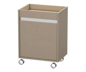 Duravit Duravit Ketho Caisson roulant 50x36x67 cm, porte droite, lin Quantité:1