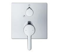 Duravit C. 2000 robinetterie de bain à encastrer C15210011010, chromé , carré, avec inverseur