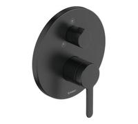 Duravit Duravit Kit de montage C.1 Mitigeur douche encastré, avec inverseur, rond, noir mat Quantité:1