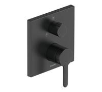 Duravit Duravit Kit de montage C.1 UP-Br.-EHM, avec robinet de dérivation, angle, noir mat Quantité:1