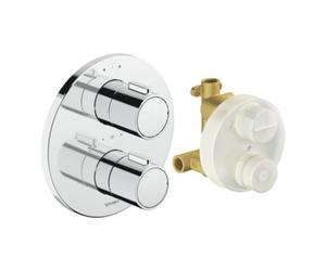 Duravit Duravit Kit de montage prêt à l'emploi UP-THM, rosace ronde, chrome brillant Quantité:1