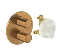 Duravit Duravit Kit de montage prêt UP-THM, rosace ronde, bronze brossé Quantité:1