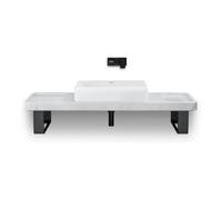 Duravit Tulum set de montage final TU1070004046 encastré mitigeur lavabo , saillie 155mm, noir mat