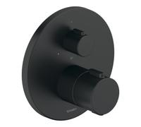 Duravit Duravit Kit de montage UP-THM, rosace ronde, noir mat Quantité:1