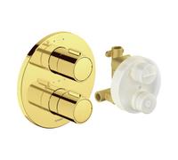 Duravit Duravit Kit de montage UP-THM, rosace ronde, or poli Quantité:1