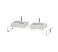 Duravit Duravit Konsole DuraStyle 80-200x48cm, 2 trous, ép. 4,5 cm, blanc brillant Quantité:1