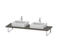 Duravit Duravit Konsole L-Cube 80-200x55 cm, 2 A., ép. 3 cm, pour Gr s-mat Quantité:1