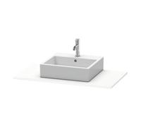 Duravit Duravit Konsole XSquare 100x55 cm, blanc supermat, avec 1 découpe Quantité:1