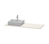 Duravit Duravit Konsole XSquare 140x55x1,6 cm, avec 1 AS, AS gauche, Tau mat Quantité:1
