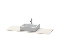 Duravit Duravit Konsole XSquare 140x55x1,6 cm, avec 1 AS, AS mat taupe Quantité:1