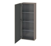 Duravit Duravit L-Cube Demi-colonne 50x24,3x132cm, porte à gauche, basalte mat Quantité:1