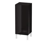 Duravit Duravit L-Cube demi-colonne individuel, porte droite, noir brillant Quantité:1