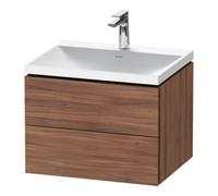 Duravit Duravit L-Cube Ensemble de meubles 60x48x48 cm, avec HL, Noyer naturel, 2 tiroirs Quantité:1