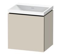 Duravit Duravit L-Cube Ensemble meuble 45x35x48 cm, 1 porte, à droite, sans poignée, taupe mat Quantité:1