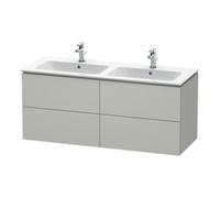 Duravit Duravit L-Cube Meuble sous lavabo 129x48,1x55 cm, 4 tiroirs, suspendu, béton gris Quantité:1
