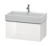 Duravit Duravit L-Cube Meuble sous lavabo 78,4 x 45,9 cm, blanc brillant, 1 tiroir, mural Quantité:1