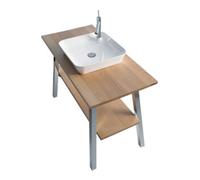 Duravit Duravit Lavabo à poser Cape Cod 46x46 cm, avec trou robinet, îlot, sans trop-plein, blanc mat s-matt Quantité:1