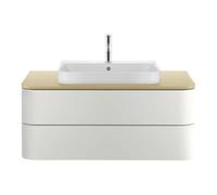 Duravit Duravit Lavabo à poser Happy D.2 Plus 60x46 cm, fermé, c/L, s/L, sB, blanc WG Quantité:1