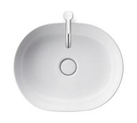 Duravit Duravit Lavabo à poser Luv 50x35 cm, fermé, sans trop-plein, sans trou robinet, blanc WG Quantité:1