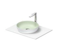 Duravit Duravit Lavabo console Sivida 68x50 cm, I.Fa vert m, Ext.Fa blanc s-mat Quantité:1