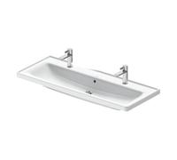 Duravit Duravit Lavabo D-Neo 120,5x48 cm, avec trop-plein, trou robinet, blanc brillant, 2 trous robinet Quantité:1
