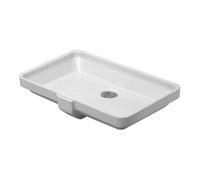 Duravit Duravit Lavabo encastré 2nd floor 52,5x35 cm, EB v u, s. robinet, HLB, c/ trop-plein, blanc Quantité:1