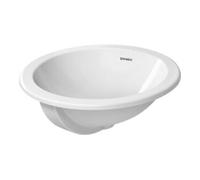 Duravit Duravit Lavabo encastré Architec d 47 cm, blanc, encastrement avant, sans trop-plein ni trou robinet, avec trop-plein Quantité:1