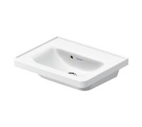 Duravit Duravit Lavabo mural D-Neo 50x40 cm, avec trop-plein, HLP, sans trou de robinet, blanc Quantité:1