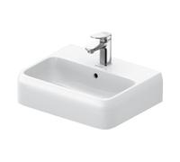 Duravit Duravit Lavabo mural Qatego 45x35 cm, avec robinetterie, trop-plein, trou de robinet, blanc brillant Quantité:1