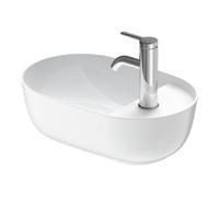 Duravit Luv poser 0381422600 blanc / blanc satiné mat, poli, avec trou pour robinetterie