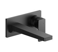 Duravit Duravit Manhattan Set de montage lavabo encastré mitigeur 1 trou, A 189 mm, sans tirette, noir mat Quantité:1