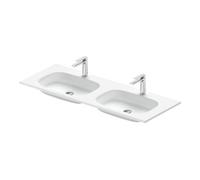 Duravit Duravit Meuble double vasque DuroCast Plus Sivida 129x48,5 cm, avec trou robinet, blanc mat soyeux Quantité:1