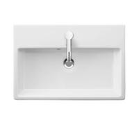 Duravit Duravit Meuble lavabo Comp fermé Vero Air 60x40 cm, sans trou robinet, avec trop-plein, sans plan, blanc WG Quantité:1