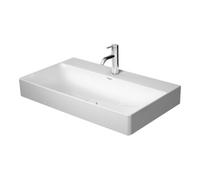 Duravit Duravit Meuble lavabo DuraSquare 80x47 cm, sans trop-plein, avec bonde, sans trou robinet, blanc Quantité:1