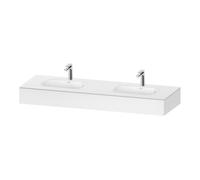 Duravit Duravit Meuble-lavabo encastré Qatego 160x55x17cm, avec K, 2 tiroirs, blanc mat Quantité:1