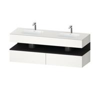 Duravit Duravit Meuble-lavabo encastré Qatego 160x55x60 cm, Kon-WTU, B, gris m/blanc mat Quantité:1
