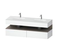 Duravit Duravit Meuble-lavabo encastré Qatego 160x55x60 cm, Kon-WTU, base mat/blanc mat Quantité:1