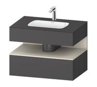 Duravit Duravit Meuble-lavabo encastré Qatego 80x55x60 cm, T avec miroir, console sous-lavabo Quantité:1